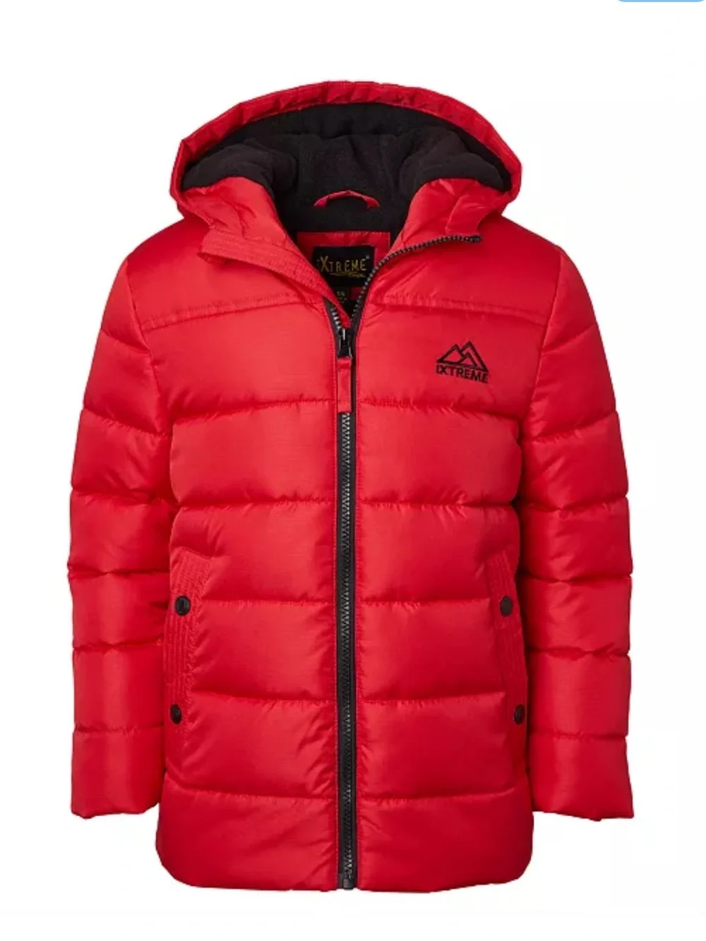 IXtreme Boys' Ripstop Mini Puffer Jacket with Beanie Red 5/6 NEW